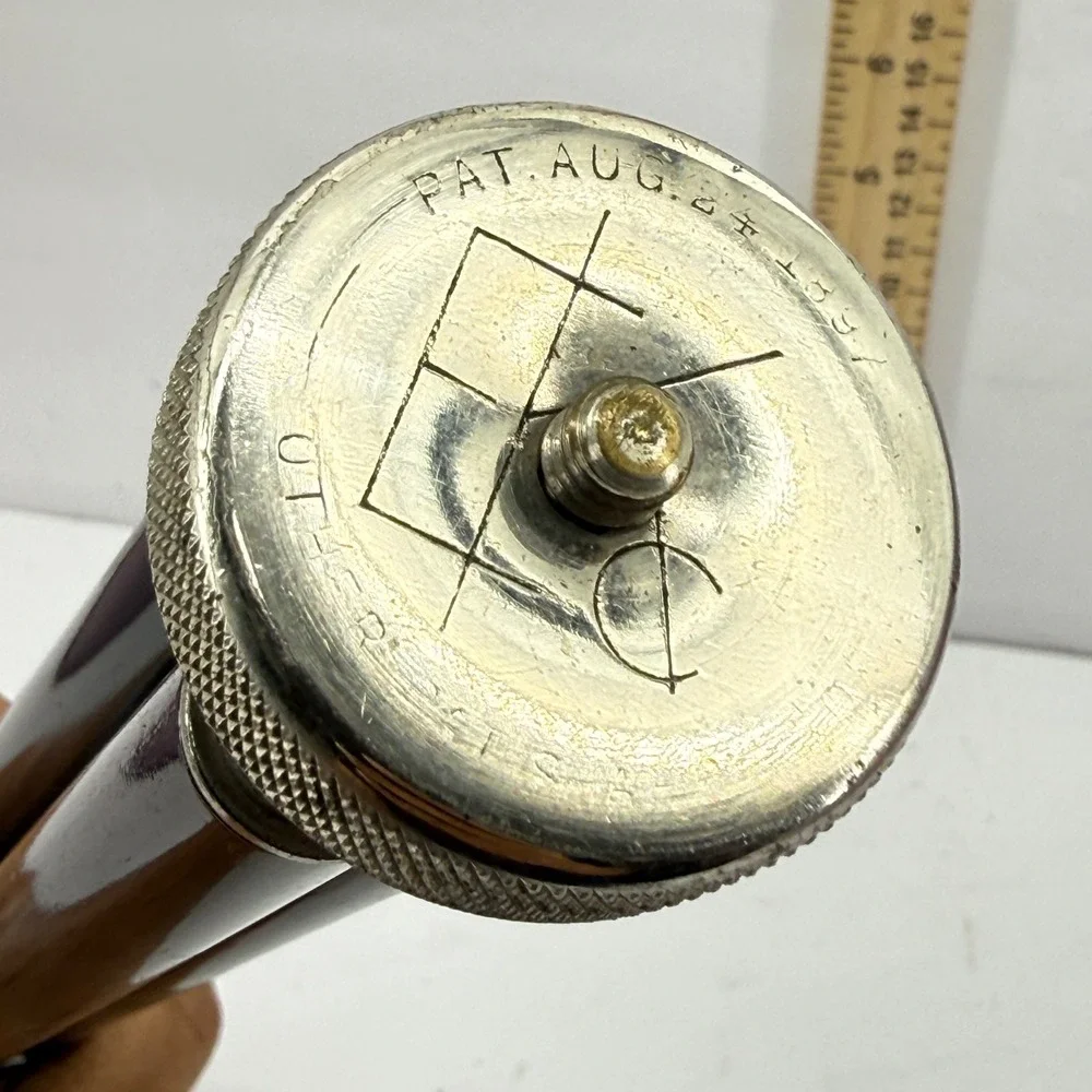 Antique Eastman Kodak Metal Tripod Pat Aug 24 1897 w/ Original Case